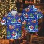 Christmas Tropical Sea Santa Clause Surfing Hawaiian Shirt, Xmas Hawaiian Shirts