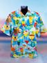 Cocktail Hawaiian Shirt, Aloha Hawaii Shirt, Gift For Summer Holidays