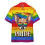 Colorful Pride Shirt For Transgender, Awesome Background Design Hawaiian Shirt