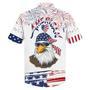 Cool Eagle American Hawaiian Shirt For Dad, Husband Independence's Day Hawaii Gifts, Best Gift Of July For Him