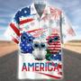 Cool Usa Owl On Hawaiian Shirt For Men And Woman On Independence's Day, Owl Hawaiian Shirt Short Sleeve