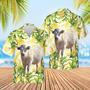 Corn Farm Charolais All Over Printed Hawaiian Shirt, Farm Hawaiian Shirt, Farmer Hawaii