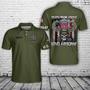 Custom Name Us Army Death From Above Airborne Division Polo Shirt, Veteran Polo Shirt