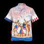 Deer Independence Day Is Coming Hawaiian Shirts For Adults, Deer Hawaii Aloha Beach Shirt For Happy Of July