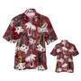 Dutch Shepherd Hawaiian Shirt, Hawaii Shirt Red Tribal For Dog Lovers