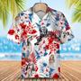 English Setter Hawaiian Shirt, Dog And Flower Hawaii Shirts For Adults, Hawaiian Shirt Gift For Him Her