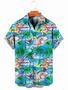 Flamingo Hawaiian Shirt, Beach Hawaii Shirt, Cool Button Down Hawaiian Shirt