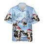 Fresian Cow Christmas Hawaiian Shirts, Xmas Hawaiian Shirts