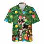 Fresian Cow Christmas Tree Hawaiian Shirt, Xmas Hawaiian Shirts