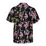 Funny Christmas Flamingo Hawaiian Shirt, Xmas Hawaiian Shirts