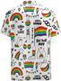 Gay Pride Hawaiian Shirt, Love Is Love Hawaii Shirt For Lesbian, Free Your Mind, Human Right Rainbow Hawaiian Shirt