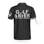 Golf And Beer That's Why I'm Here Custom Polo Shirt, Personalized American Flag Golf Shirt For Beer Lovers Coolspod