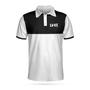Golf Is My Therapy Golf Polo Shirt, Black And White Golf Love Polo Shirt, Best Golf Shirt For Men Coolspod