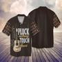 Guitar Hawaii Aloha Beach Shirt, Pluck Astring Touch Heart Hawaiian Shirt