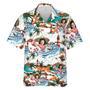 Hawaiian Aloha Shirts Boat Summer Vibes Custom Photo