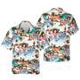 Hawaiian Aloha Shirts Boat Summer Vibes Custom Photo