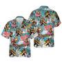 Hawaiian Aloha Shirts Funny Gorilla Pineapple Summer Vibe