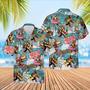 Hawaiian Aloha Shirts Funny Gorilla Pineapple Summer Vibe