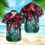 Hawaiian Aloha Shirts Octopus Cool Art