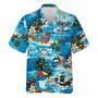 Hawaiian Aloha Shirts Pirate Sharks