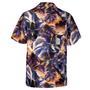 Hawaiian Camp Collar Short Sleeve Button Down Shirt Scenic