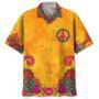 Hippie Abstract Hawaiian Shirts For Men And Woman, Summer Aloha Beach Shirt, Hippie Hawaiian Shirt