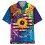 Hippie Abstract Hawaiian Shirts For Men And Woman, Summer Aloha Beach Shirt, Hippie Hawaiian Shirt