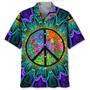 Hippie Abstract Hawaiian Shirts For Men And Woman, Summer Aloha Beach Shirt, Hippie Hawaiian Shirt