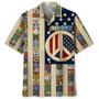 Hippie Flower Hawaiian Shirt, Colorful Hippie Floral Hawaii Beach Shirt, Summer Aloha Beach Shirts