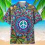 Hippie Guitar Hawaiian Shirt For Men And Women, Cool Hippie Aloha Beach Shirts, Hippie Hawaiian Shirt For Summer