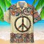 Hippie Vintage Hawaiian Shirt, Full Print Hawaiian Hippie For Men And Woman, Hawaii Aloha Beach Shirt