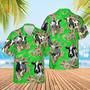 Holstein Friesian Cattle Lovers Aloha Pattern All Over Printed Hawaiian Shirt