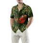 Hyperfavor Santa Santa Riding Sleigh Pattern Hawaiian Shirt, Christmas Shirts, Xmas Hawaiian Shirts