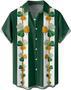 Irish Hawaii Shirt, Patrick Hawaii Shirt Saint Patrick's Day Shirt, Summer Hawaiian Shirt, Lucky Green Shirt