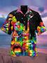 Lgbt Hawaiian Shirt Lgbt Rainbow Color Mouths Candy Graphic Design Hawaii Aloha Shirt