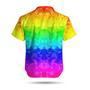 Lgbt Pride Hawaiian Shirt Rainbow Polygonal American Flag Inside Hawaii Aloha Shirt