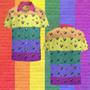 Lgbt Pride Rainbow Flag And Hearts Pattern Hawaiian Vintage Shirt Mens Button Down Tropical Hawaii Beach Shirts