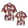 Pembroke Welsh Corgi Hawaiian Shirt, Dog Hawaiian Shirt Red Tribal Pattern