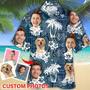 Personalized With Photo Full Printed Hawaiian Shirt For Dog Lovers, Custom Picture Dog In Hawaii Aloha Beach Shirts