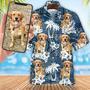 Personalized With Photo Full Printed Hawaiian Shirt For Dog Lovers, Custom Picture Dog In Hawaii Aloha Beach Shirts