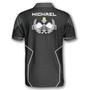 Pickleball Emblem Black Sport Version Custom Pickleball Shirts For Men