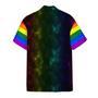 Pride Hawaiian Shirt, Beach Shirt Lgbt Hawaiian Shirt Astronaut Lgbt Rainbow Flag Galaxy Hawaii