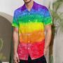 Rainbow Color Hawaiian Shirt, Hawaii Shirt For Gaymer, Lesbian Rainbow Hawaiian T Shirt