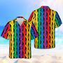 Rainbow Color Lgbt Gay Pride Hand Pattern Unisex Hawaiian Shirts