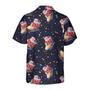 Santa Claus Riding Snowmobile Christmas Hawaiian Shirt, Xmas Hawaiian Shirts