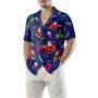 Santa Flamingo Tropical Pattern Hawaiian Shirt, Xmas Hawaiian Shirts