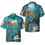 Scuba Diving Santa Claus Christmas Undersea Hawaiian Shirt, Xmas Hawaiian Shirts