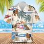 Shar Pei Summer Beach Hawaiian Shirt, Cool Aloha Hawaii Shirt For Travel Summer