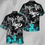 Shark Tattoos Hibiscus Hawaiian Aloha Shirts