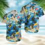 Sloth Surfing Summer Vibe Tropical Hawaiian Aloha Shirts